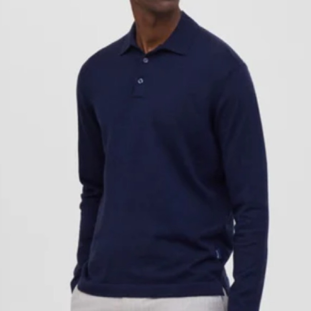 Faconnable wool polo style sweater